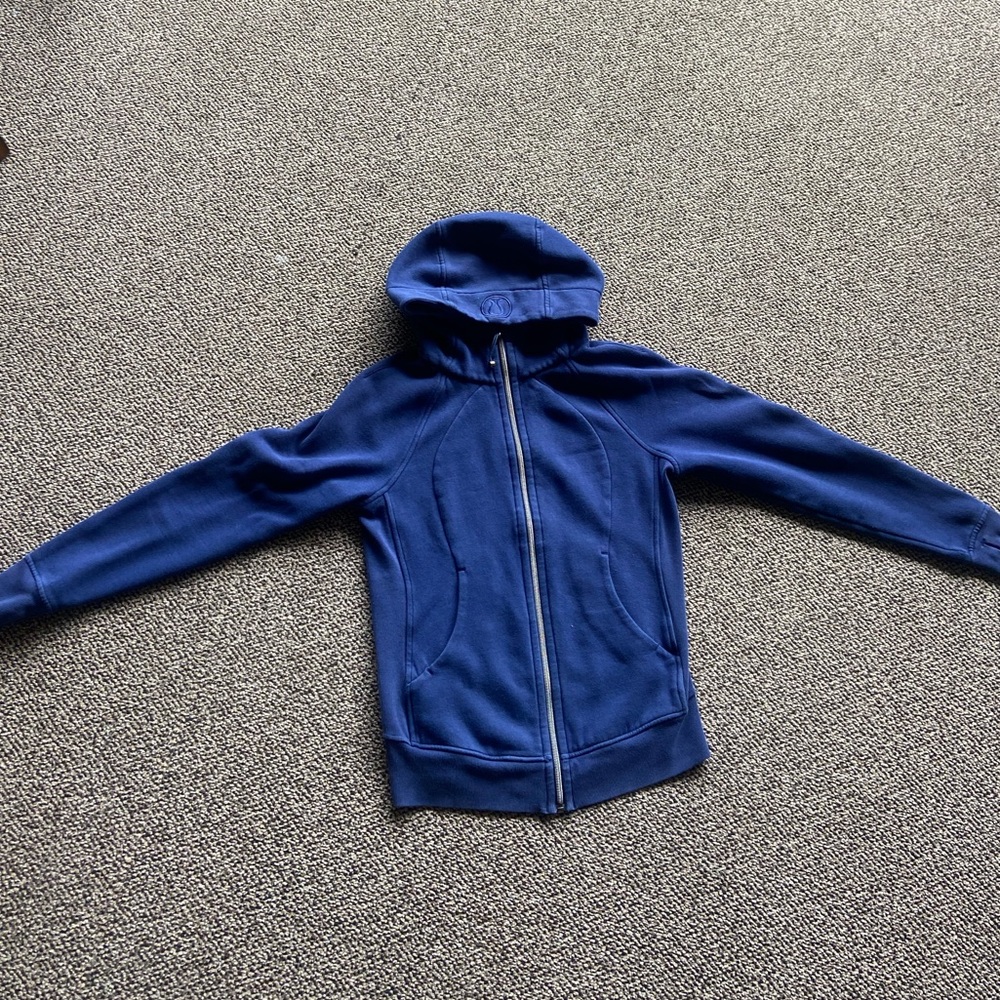 Navy blue lululemon scuba full zip